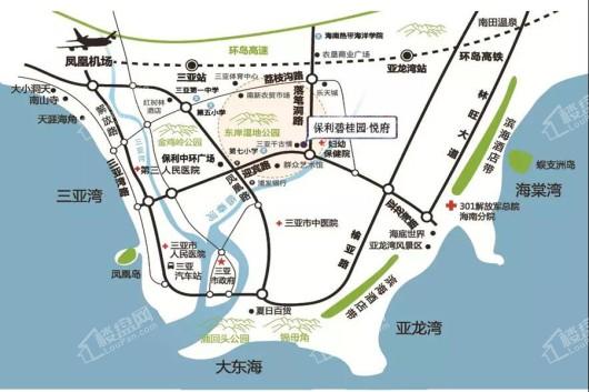 保利碧桂园悦府位置图
