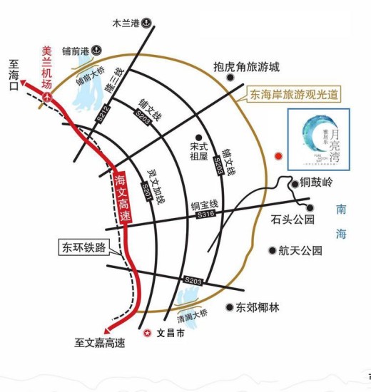 雅居乐月亮湾位置图