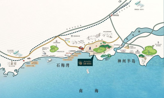 金泰南燕湾位置图