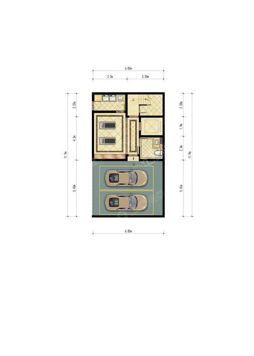 北京中海丽春湖墅4室2厅3卫户型图-北京楼盘网