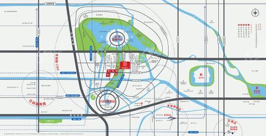 河南卢森堡中心交通图