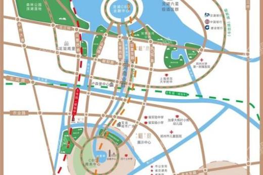 名门樾府交通图