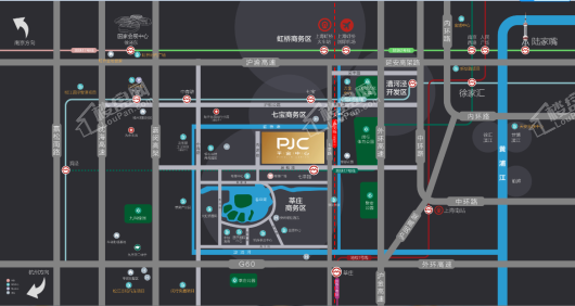 上海平金中心区位图