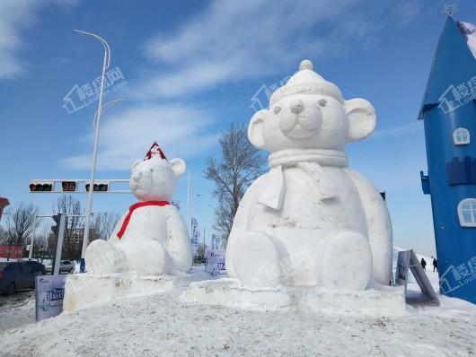 恒大花溪谷花溪冰雪乐园雪雕