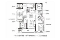 巩义新城西岸公园洋房A户型 3室2厅2卫1厨