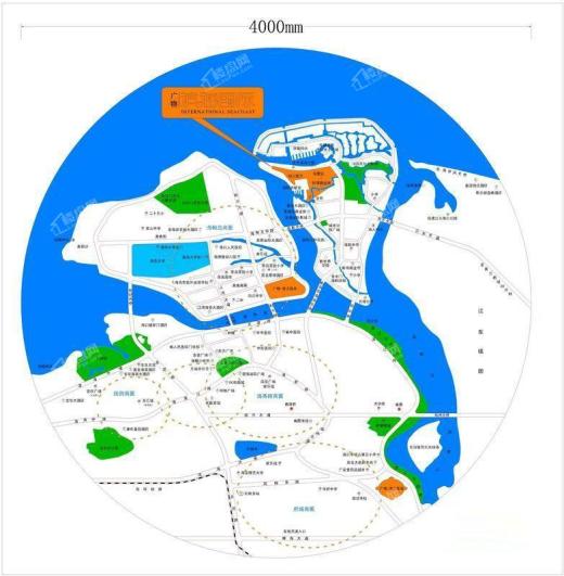 广物滨海国际二期位置图