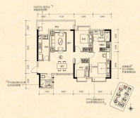 1、3栋1、4户型122㎡