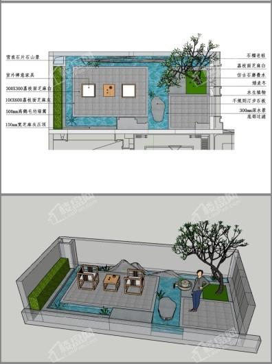 青风院子7#合院东户型售楼处空中花园