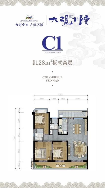 大观小院C1户型