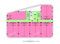 欢GO街区i-SOHO房源户型图 1室1厅1卫1厨