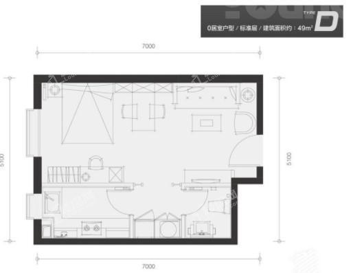 约49平米