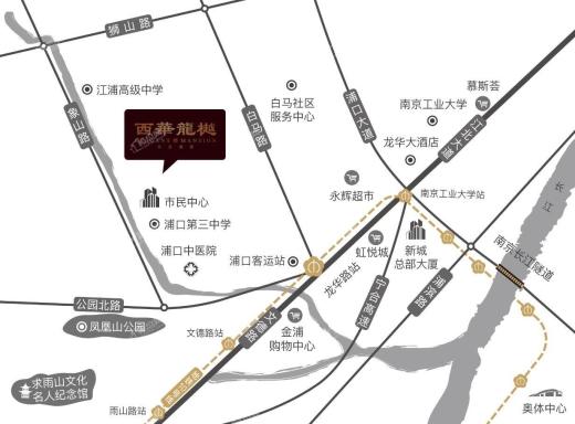 北京城建西华龙樾位置图