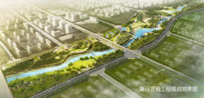 郑州孔雀城公园海周边潮河景观工程规划