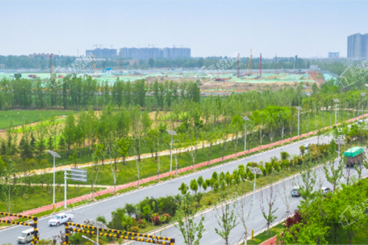 郑州孔雀城公园海周边中华路景观工程实景