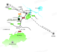 花田酒溪神农谷地国际生态康养中心交通图