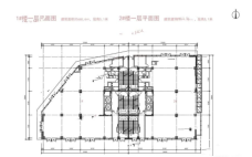 1-2#平面图，建筑面积：约665平米