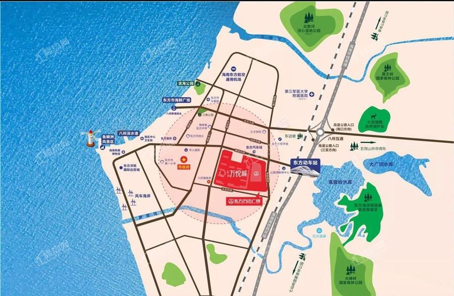 东方万悦城位置图