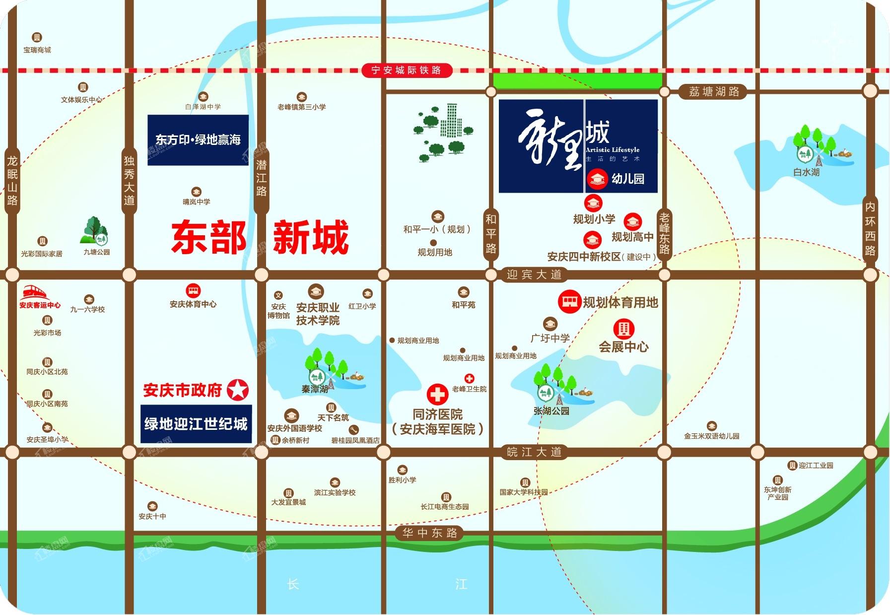 绿地新里城位置图
