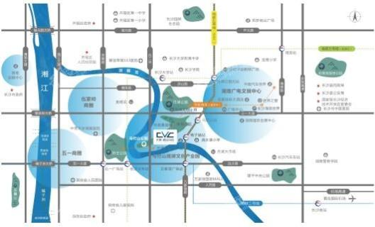长房·视谷中心交通图