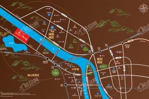 福州恒大悦珑湾交通图