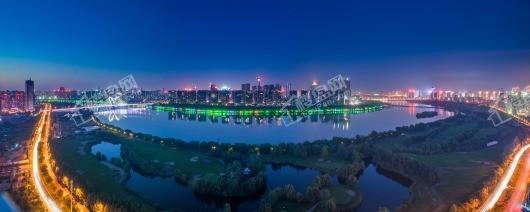 中海国际中心景观夜景