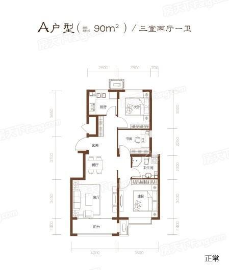 新华联悦澜湾户型图