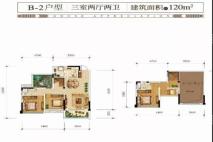 凰腾·星辰天悦B-2户型 3室2厅2卫1厨