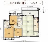 3室2厅2卫约126平米