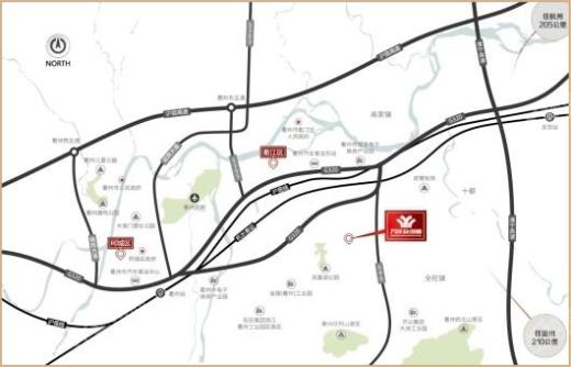 浙江（衢州）万洋众创城交通图