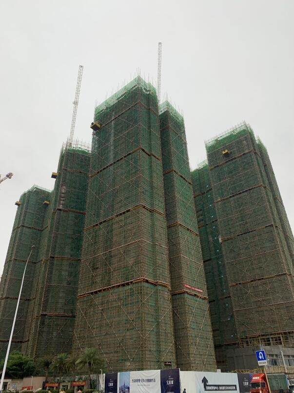 南宁宝能城建设进度实景图（摄于2020-04）