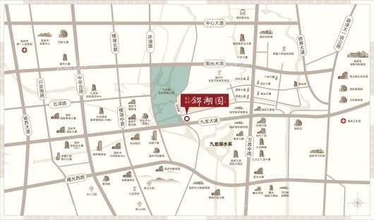 滨江金科锦湖园交通图