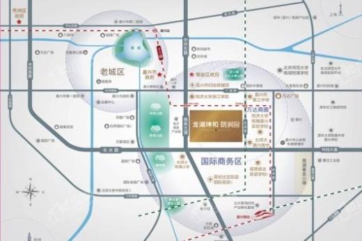 龙湖坤和·朗润园交通图