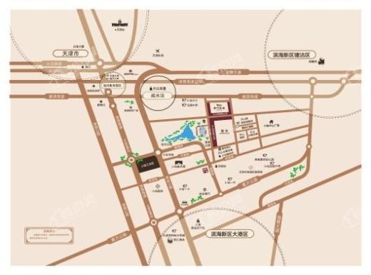 天山悦城商业街交通图