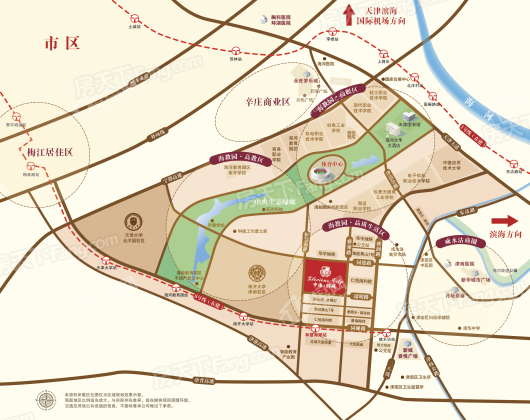 中海锦城区位图