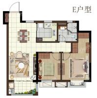 E户型78m²图