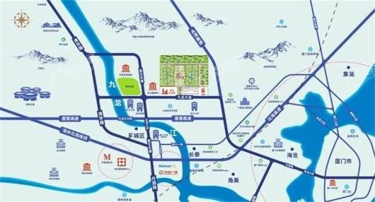 三迪金域漳州交通图