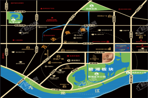 漳州恒大城市之光交通图