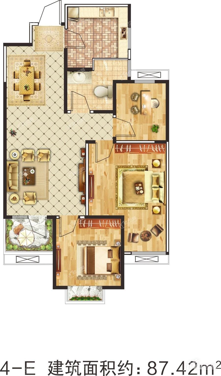 2 待售 共1张 户型: 3室2厅1卫  建面:约87m 2 待售 共1张 户型: 3室2