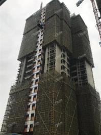 金科博翠山一期1#楼工程进度（摄于2020-4-14）