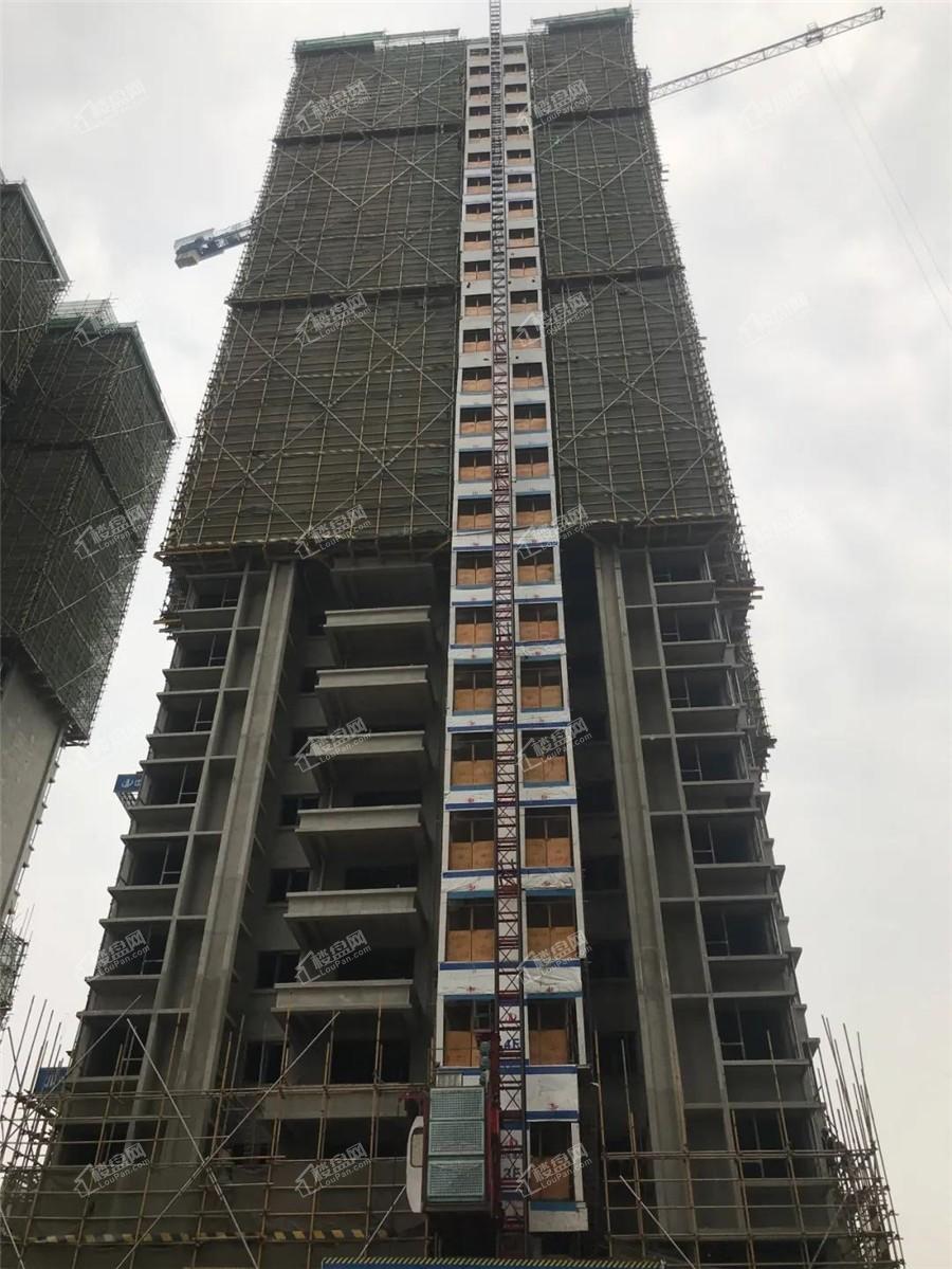 金科博翠山一期2#楼工程进度（摄于2020-4-14）
