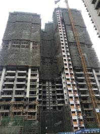金科博翠山一期3#楼工程进度（摄于2020-4-14）