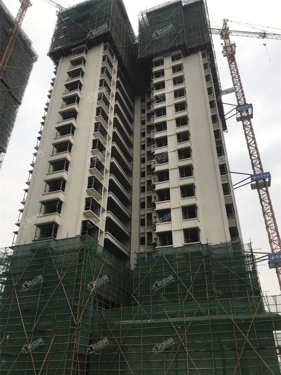 金科博翠山一期7#楼工程进度（摄于2020-4-14）