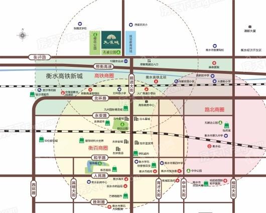 孔雀城交通图