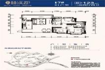 永春恒大林溪郡17#01户型 3室2厅2卫