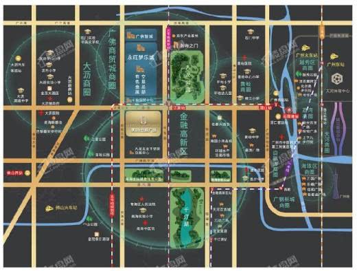 美的玖峰广场位置图
