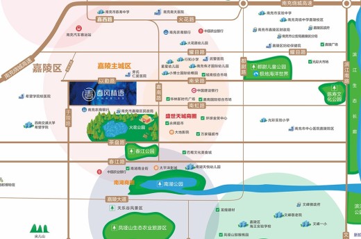 蓝润·春风林语位置图