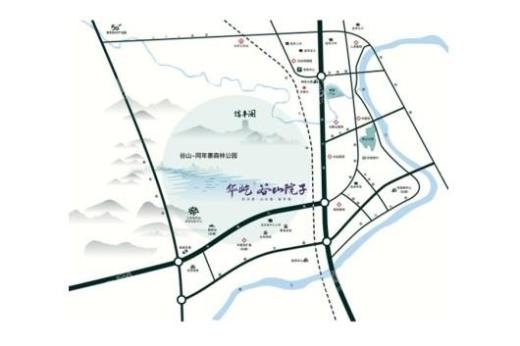 华屹·谷山院子交通图