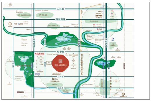 首创禧瑞锦江位置图