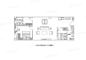 108㎡公寓户型