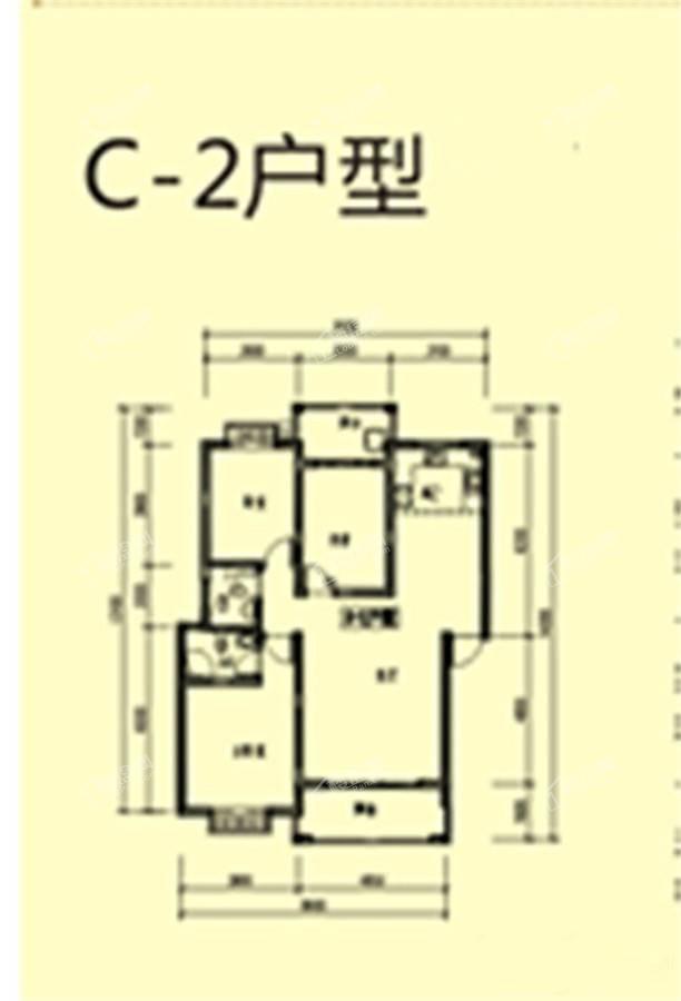 2室2厅1卫  100.00㎡